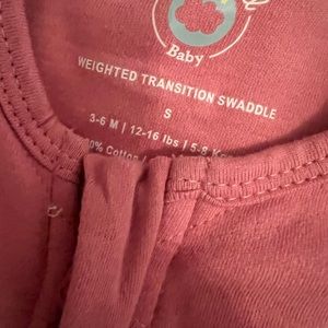 Dreamland weighted transition swaddle-3-6 months- rose